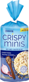 Quaker Crispy Minis Everything Rice Cakes, 168 g