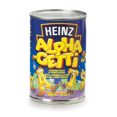 Heinz Alpha-Getti Pasta In Tomato Sauce, 398 mL