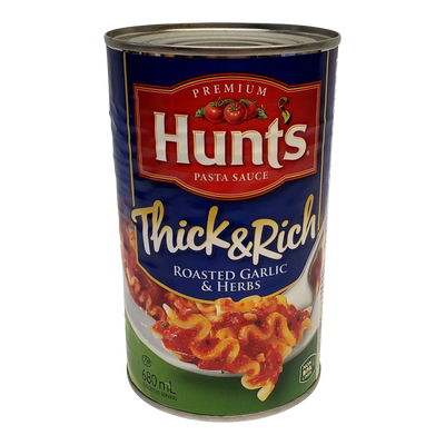 Hunts Roasted Garlic & Herbs Pasta Sauce, 680 mL