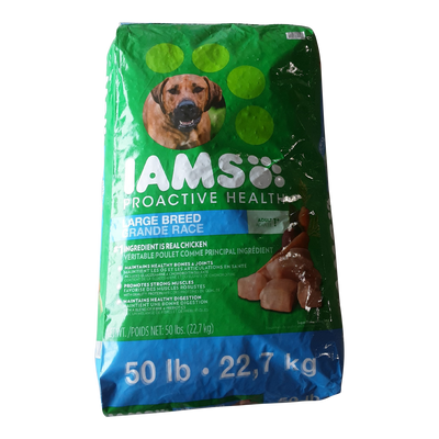 Iams Proactive Health Large Breed With Chicken Dog Food, 22.68 kg