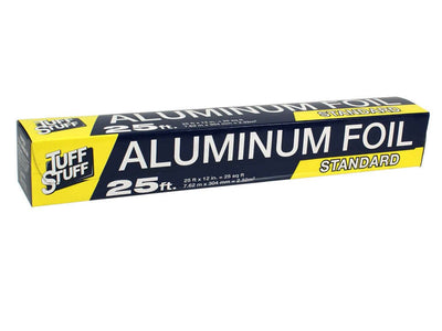Tuff Stuff, Aluminum Foil, Standard, 25ft x 12IN, 1 ct