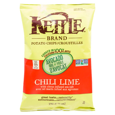 Kettle Brand Chili Lime Potato Chips, 170 g