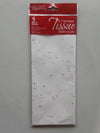 TISSUE PAPER WHITE SEQUIN