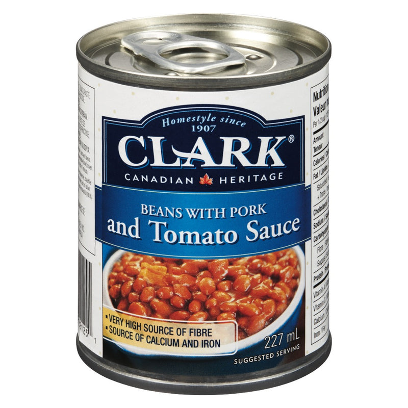 Clark Beans With Pork And Tomato Sauce, 227 mL