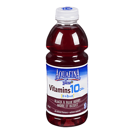 Aquafina Plus+ Blackberry Flavoured Water, 591mL