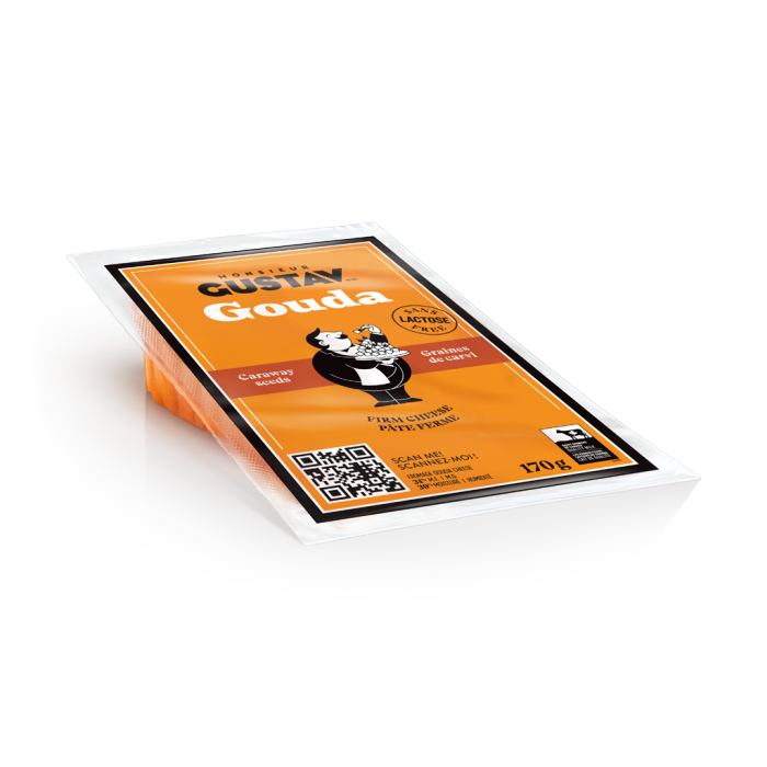 GUSTAV LACTOSE FREE GOUDA CARAWAY SEEDS