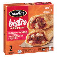 Stouffers Bistro Crustini Meatballs & Mozzarella, 187g
