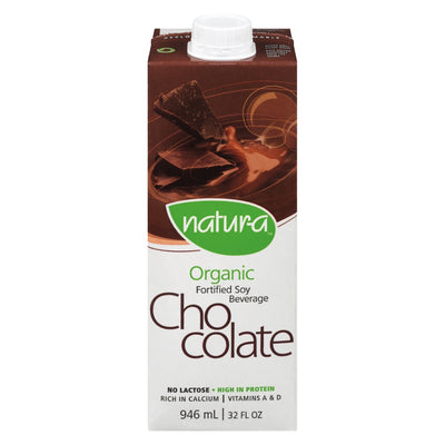 Natura Organic Chocolate Fortified Soy  Beverage, 946 mL