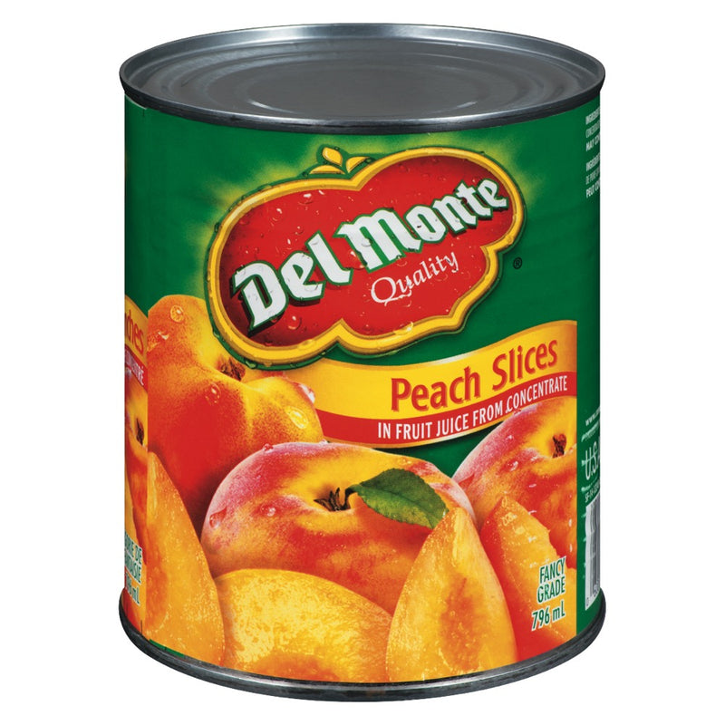 Del Monte Peach Slices in Fruit Juice, 796 mL