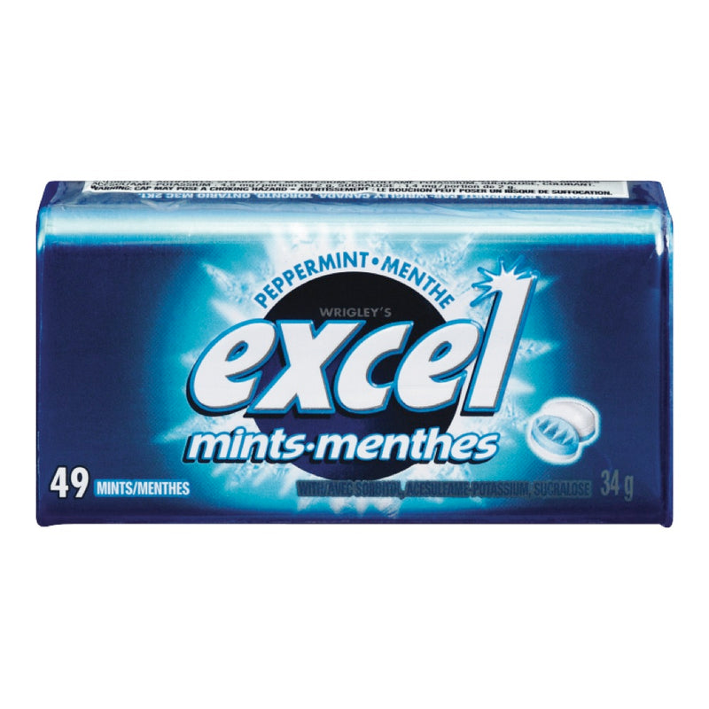 Excel Peppermint Mints, 34 g