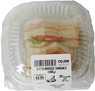 1/2 Club House Sandwich