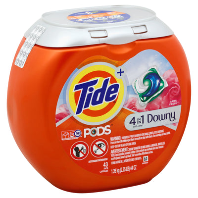 Tide 4 in 1 Downy Detergent Pods, 43 ct