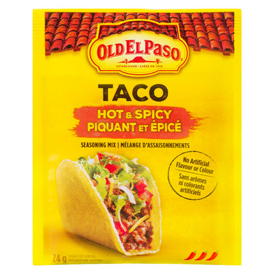 Old El Paso Taco Hot & Spicy Seasoning Mix, 24 g