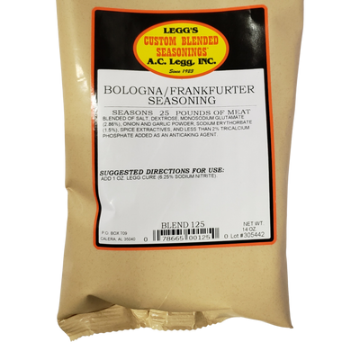 Legg's Bologna Frankfurter Seasoning, 397 g