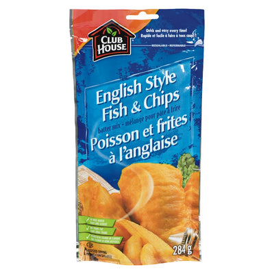 Club House English Style Fish & Chips Seasoning Mix, 284 g