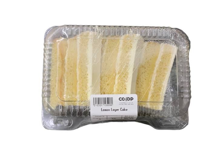 Lemon Layer Cake Slices, 3 pcs