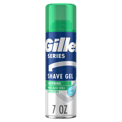 Gillette with Aloe Vera Soothing Sensitive Shave Gel, 198 g
