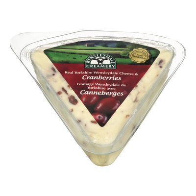 Wensleydale Creamery Real Yorkshire Wensleydale Cheese & Cranberries, 1 ct