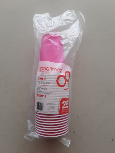 GOOD TIMES PINK PARTY CUPS