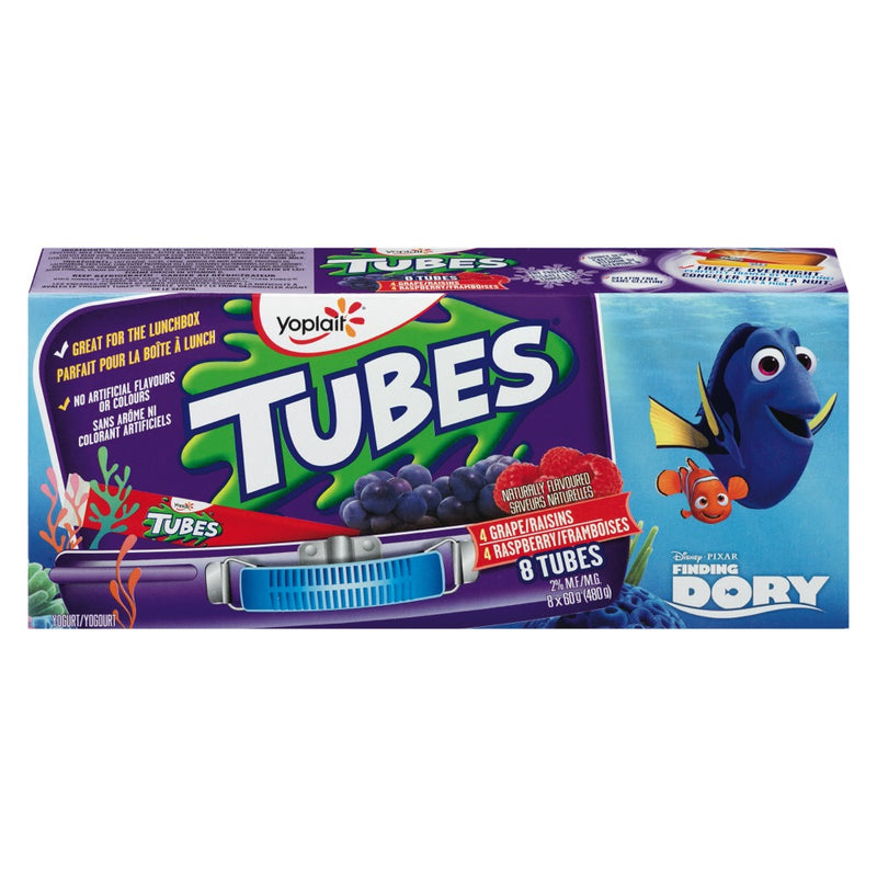 Yoplait Grape/Raspberry Yogurt Tubes, 8 ct