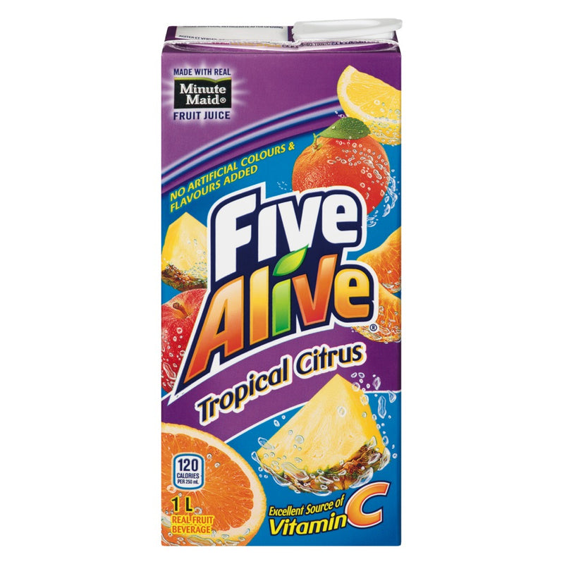 Five Alive Tropical Citrus Fruit Beverage, 1 l