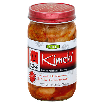 King's Kimchi Korean Marinated Cabbage Mild, 397 g