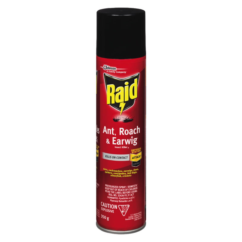 Johnson & Johnson Raid Ant Roach & Earwig Insect Killer, 350 g