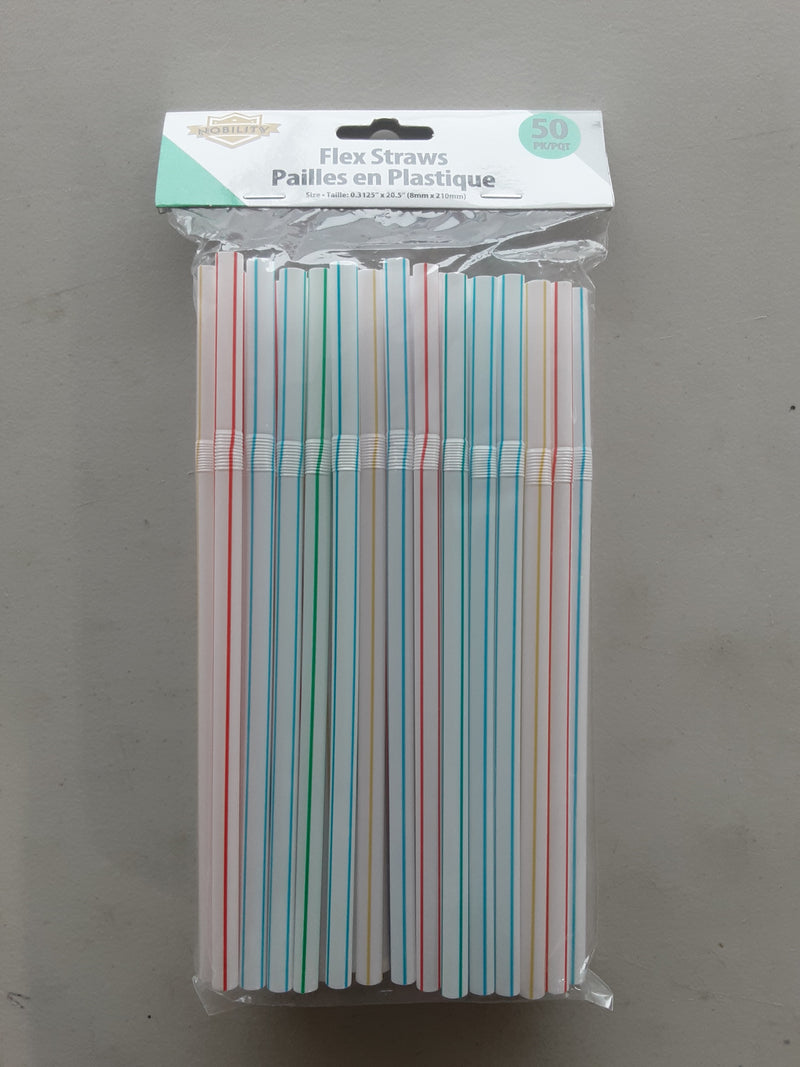 Nobility Flex Straws, 1 ct