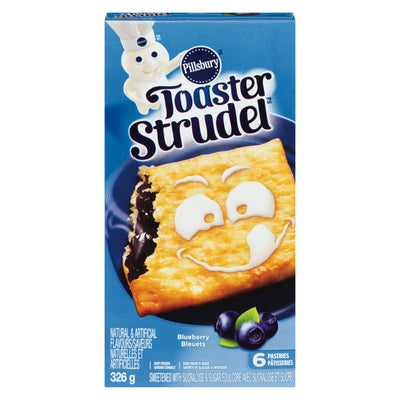 Pillsbury Blueberry Toaster Strudel, 326 g