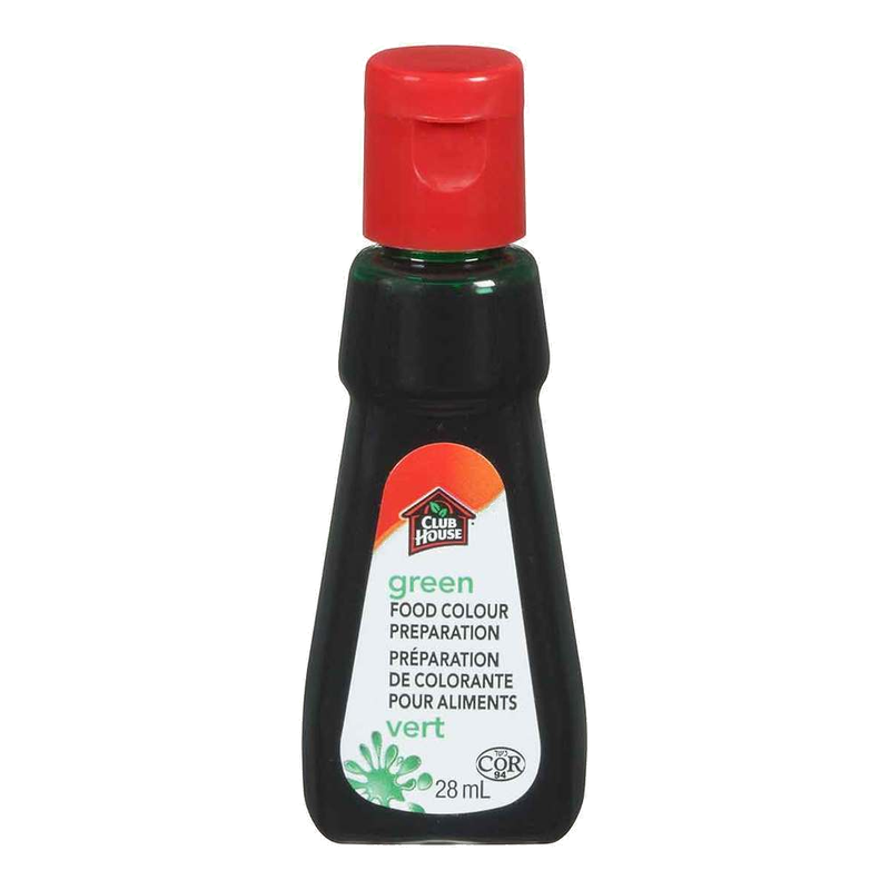 Club House Green Food Colouring, 28 mL