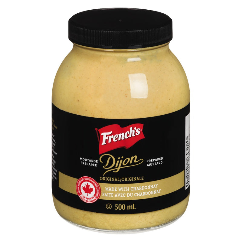 French's Original Dijon Prepared Mustard With Chardonnay, 500 mL