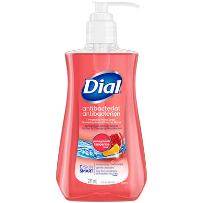 Dial Liquid Pomegranate Tangerine Antibacterial Hand Soap, 221 mL