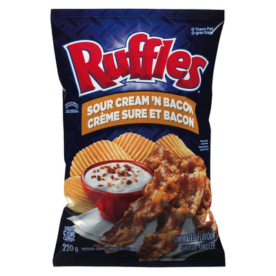 Ruffles Sour Cream N Bacon, 200 g