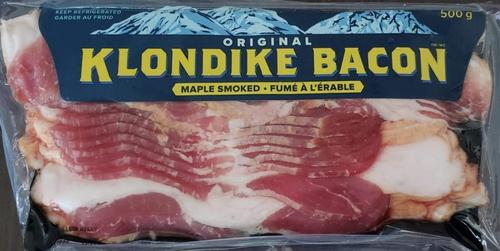 Klondike Original Maple Smoked Bacon, 500 g