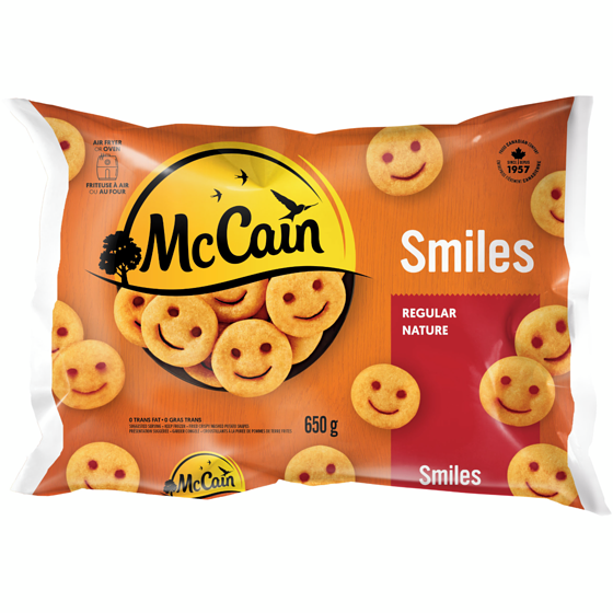 McCain Smiles French Fries, 650 g