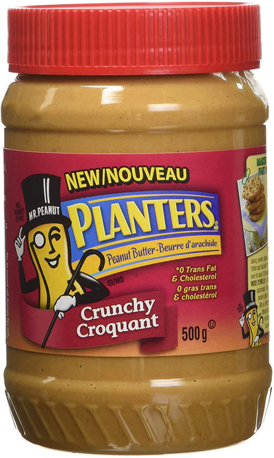 Planters Crunchy Peanut Butter, 500 g
