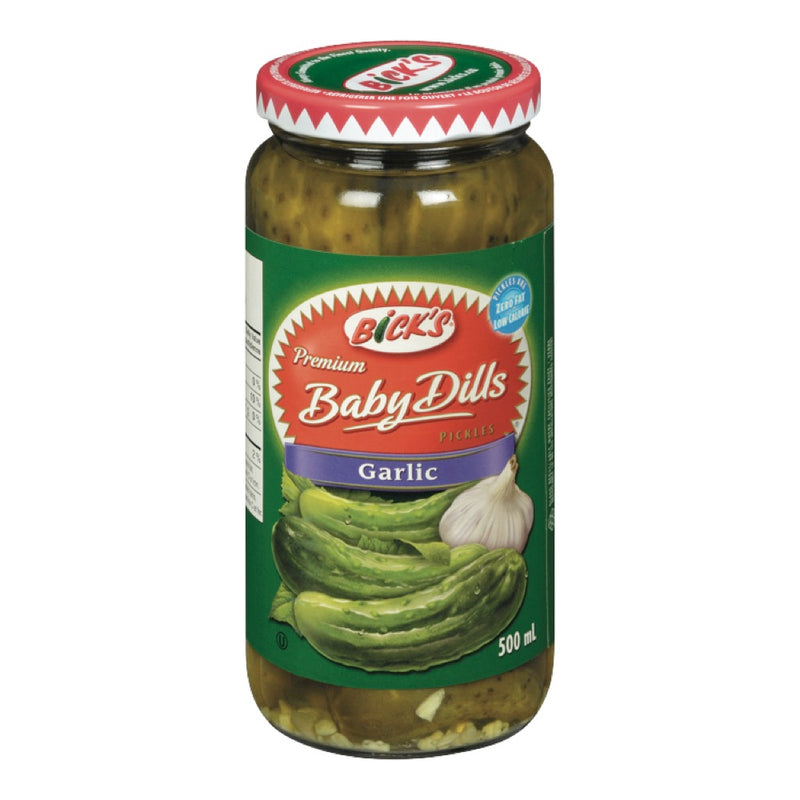 Bick's Garlic Baby Dills, 500 mL