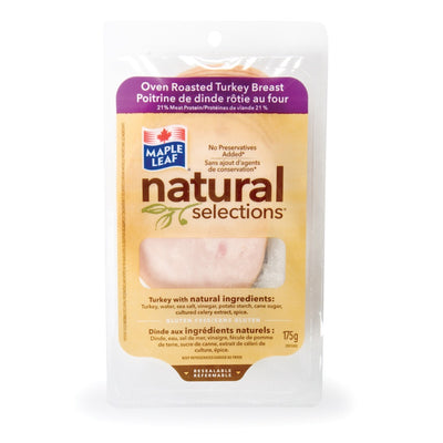 Natural Selections Oven Roasted Turkey Breast, 175 g