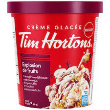 Tim Horton's Fruit Explosion Ice Cream, 500 mL
