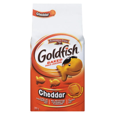 Pepperidge Farm Goldfish Baked Snack Crackers Cheddar, 200 g