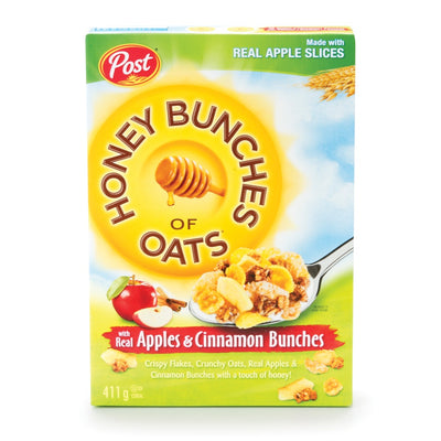 Post Honey Bunches Of Oats Apple Cinnamon, 411 g