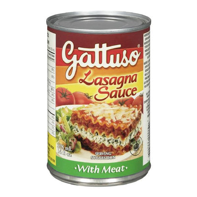 Gattuso Lasagna Sauce with Meat, 414 mL