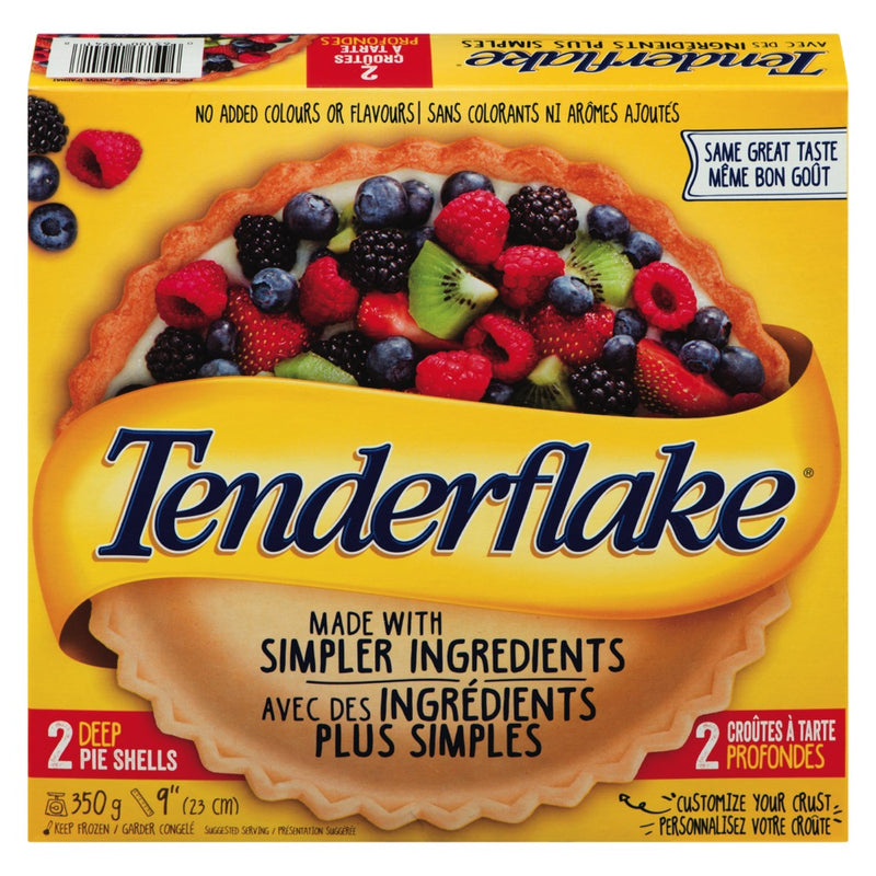 Tenderflake Deep Dish Pie Shells, 350 g