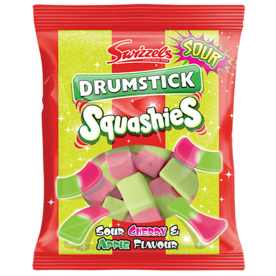 Swizzels Drumstick Squahies Sour Cherry & Apple, 1 ct