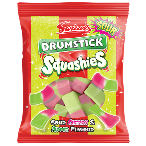 Swizzels Drumstick Squahies Sour Cherry & Apple, 1 ct