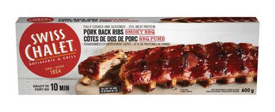 Swiss Chalet Smoky BBQ Pork Back Ribs, 600 g