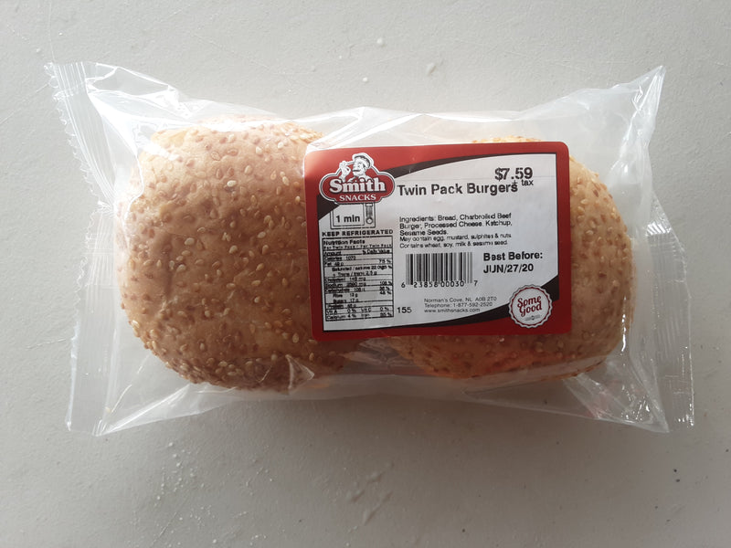 Smith Snacks Twin Pack Burgers