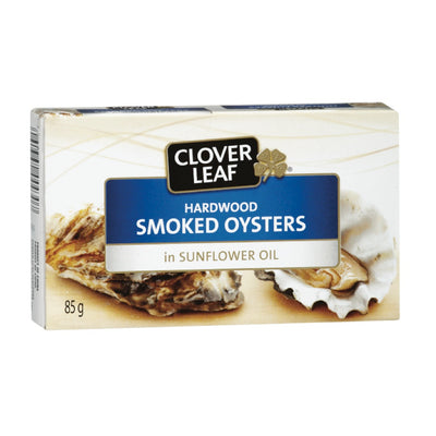 Clover Leaf Hardwood Smoked Oysters in Sunflower Oil, 85 g