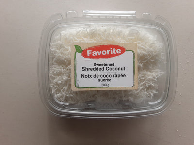 Favorite Sweetened Shredded Coconut, 200 g
