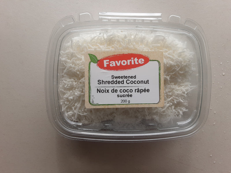 Favorite Sweetened Shredded Coconut, 200 g
